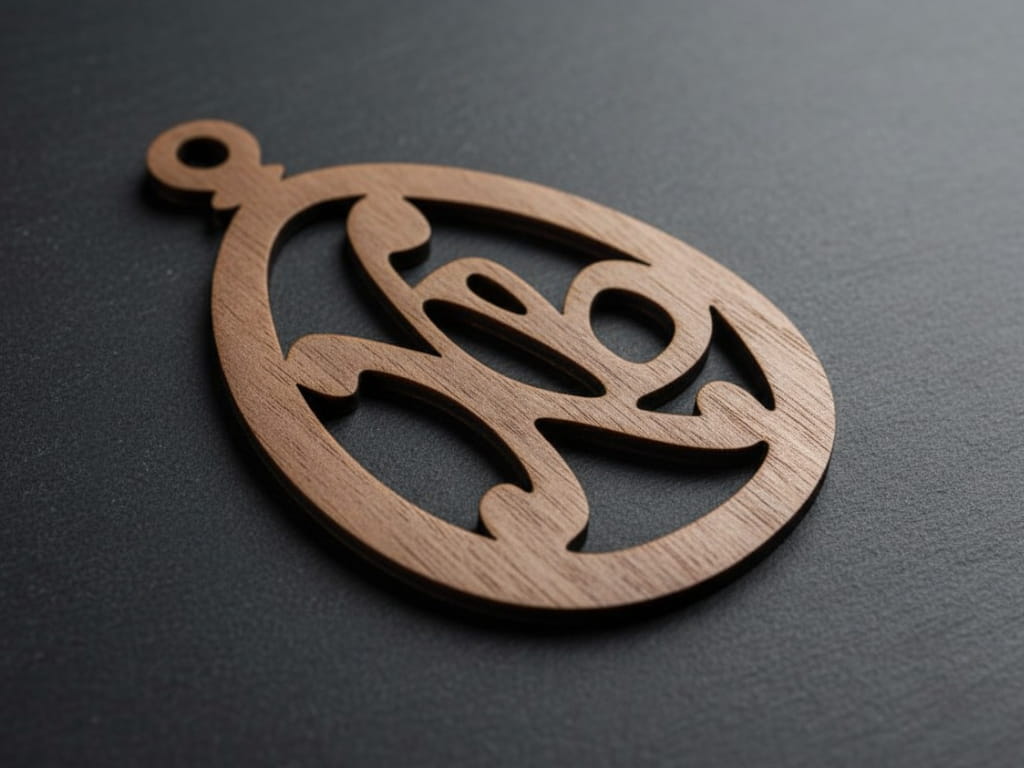 Laser Cut Russian Style Letters Easter Egg Ornament