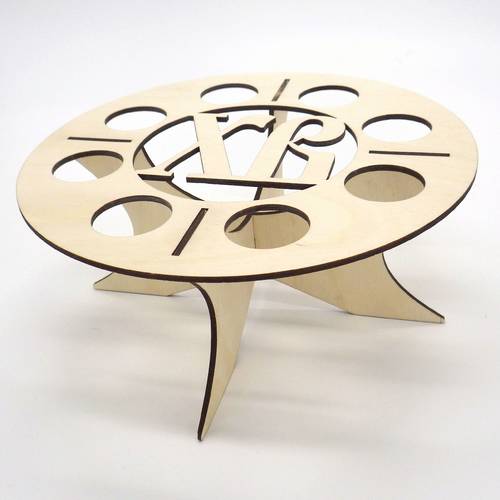 Laser Cut Wooden Easter Egg Holder Festive Centerpiece