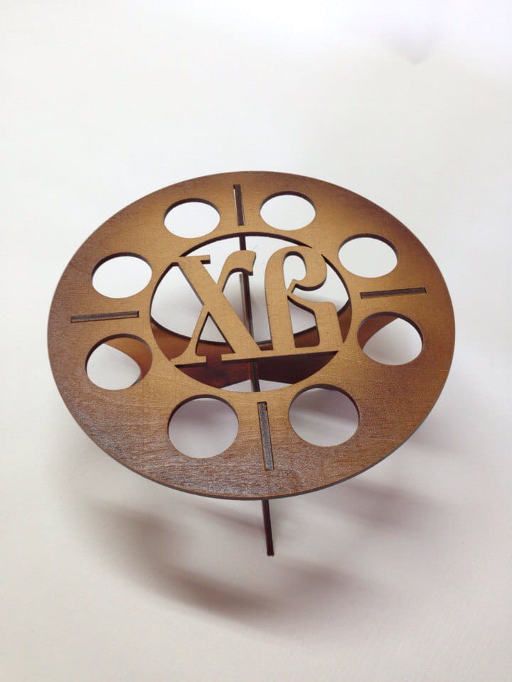 Laser Cut Wooden Easter Egg Holder Festive Centerpiece