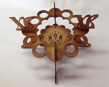 Laser Cut Decorative Wooden Easter Egg Holder
