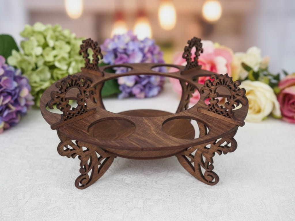 Laser Cut Simple Easter Egg Holder Stand