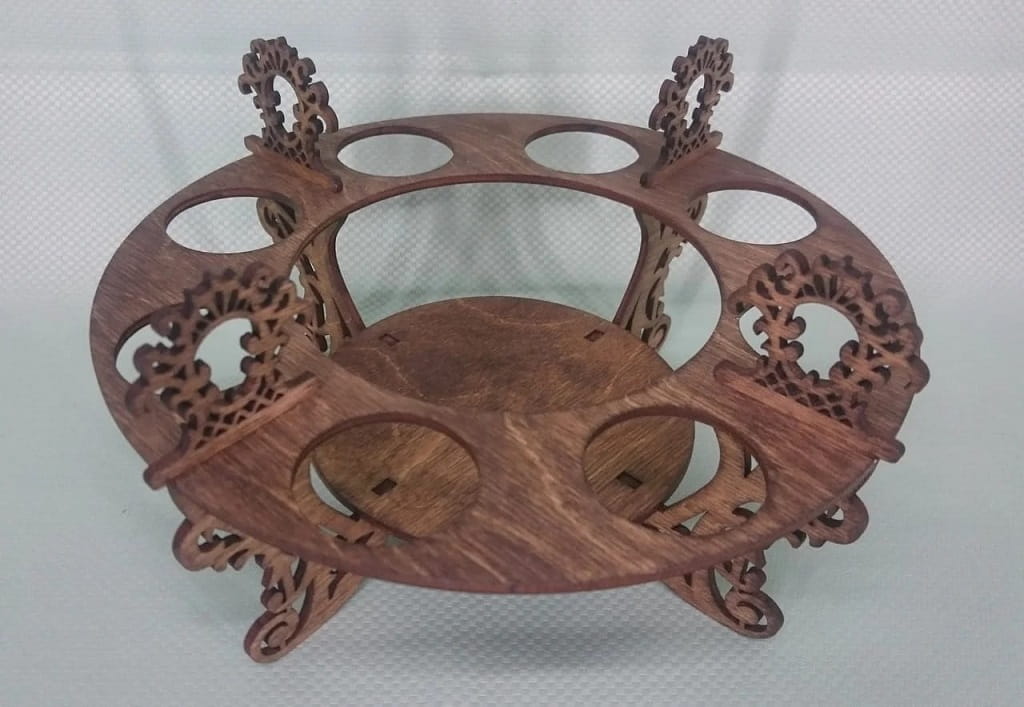 Laser Cut Simple Easter Egg Holder Stand