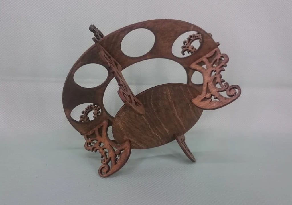 Laser Cut Simple Easter Egg Holder Stand