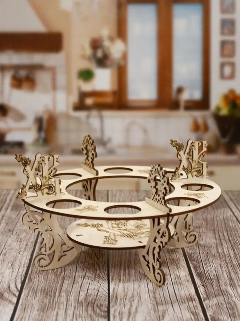 Laser Cut Intricate Design Easter Egg Holder