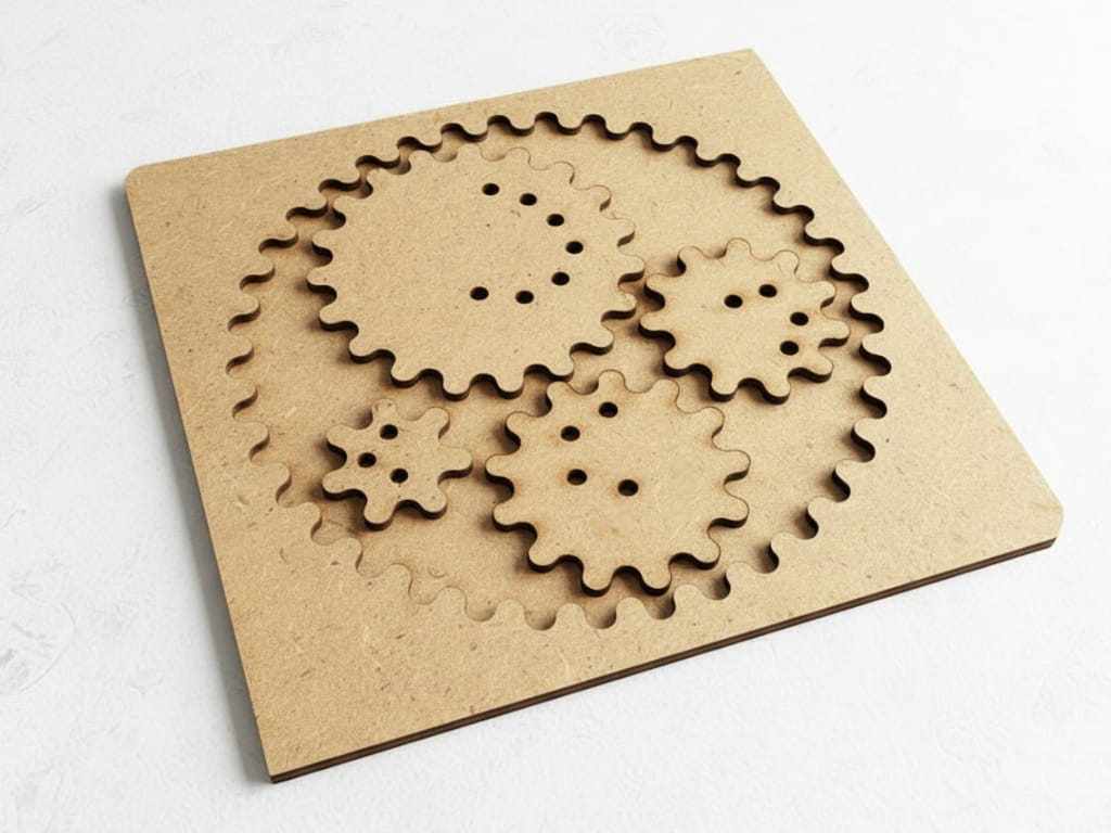 Laser Cut Spirograph Drawing Kit for Kids and Adults