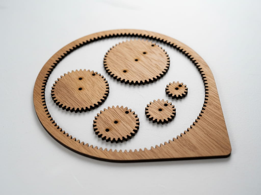 Laser Cut Spirograph Drawing Kit for Creative Geometry Shapes