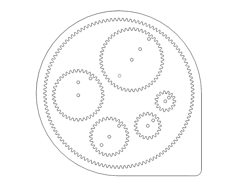 Laser Cut Spirograph Drawing Kit for Creative Geometry Shapes