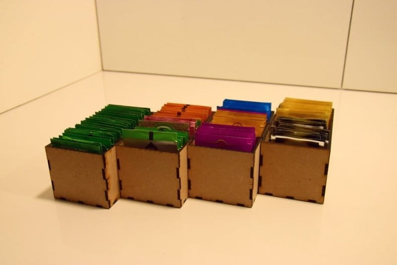 Laser Cut Wooden Tea Organizer Box