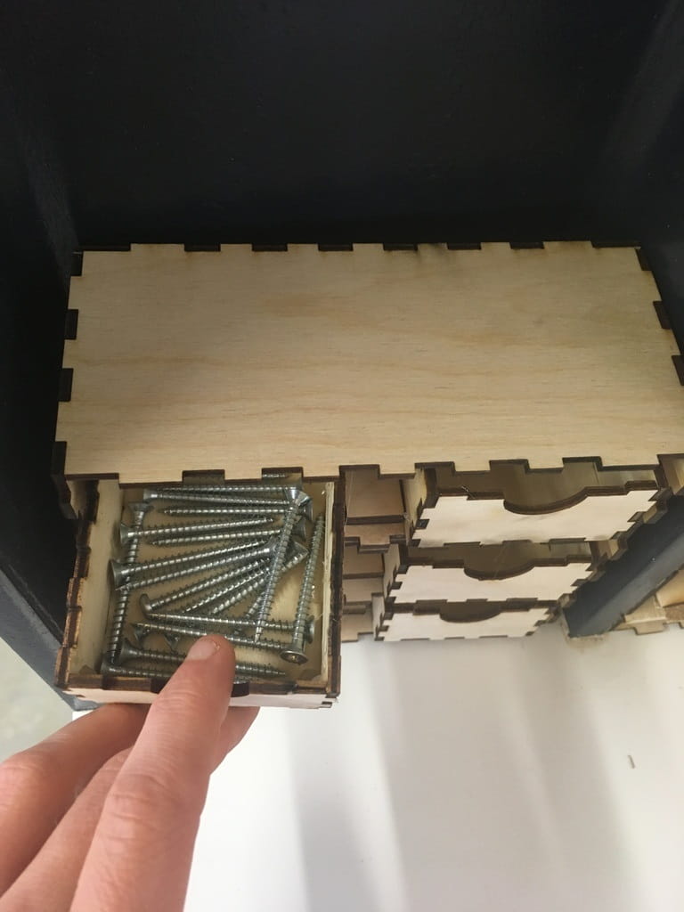 Laser Cut Wooden Stackable Storage Box