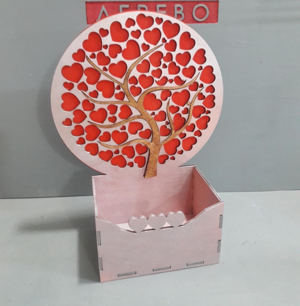 Laser Cut Tree of Life Wedding Guest Book Box