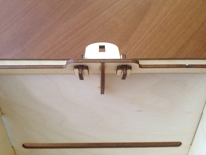 Laser Cut Wooden House Wedding Envelope Box