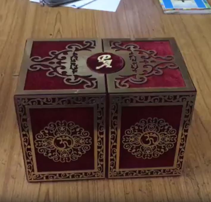 Laser Cut Wooden Luxury Wedding Invitation Box