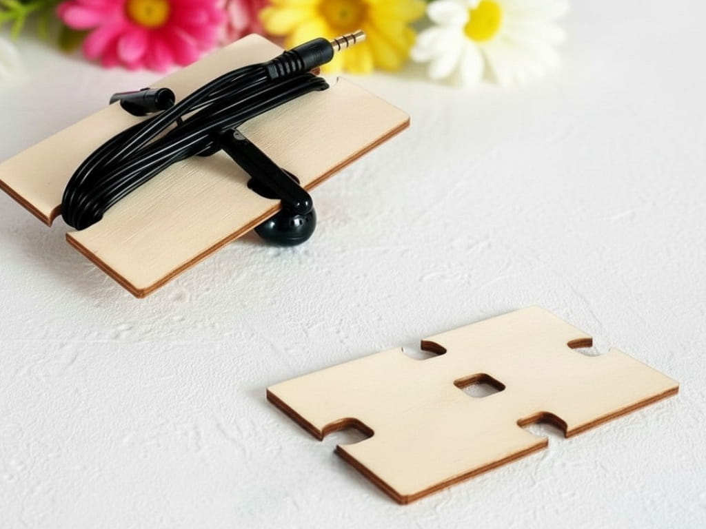 Laser Cut Pocket Sized Headphone Organizer
