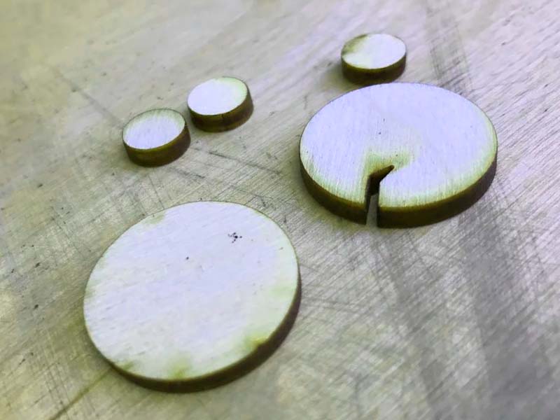 Laser Cut Wooden Headphone Organizer Tangle Free Earbud Holder