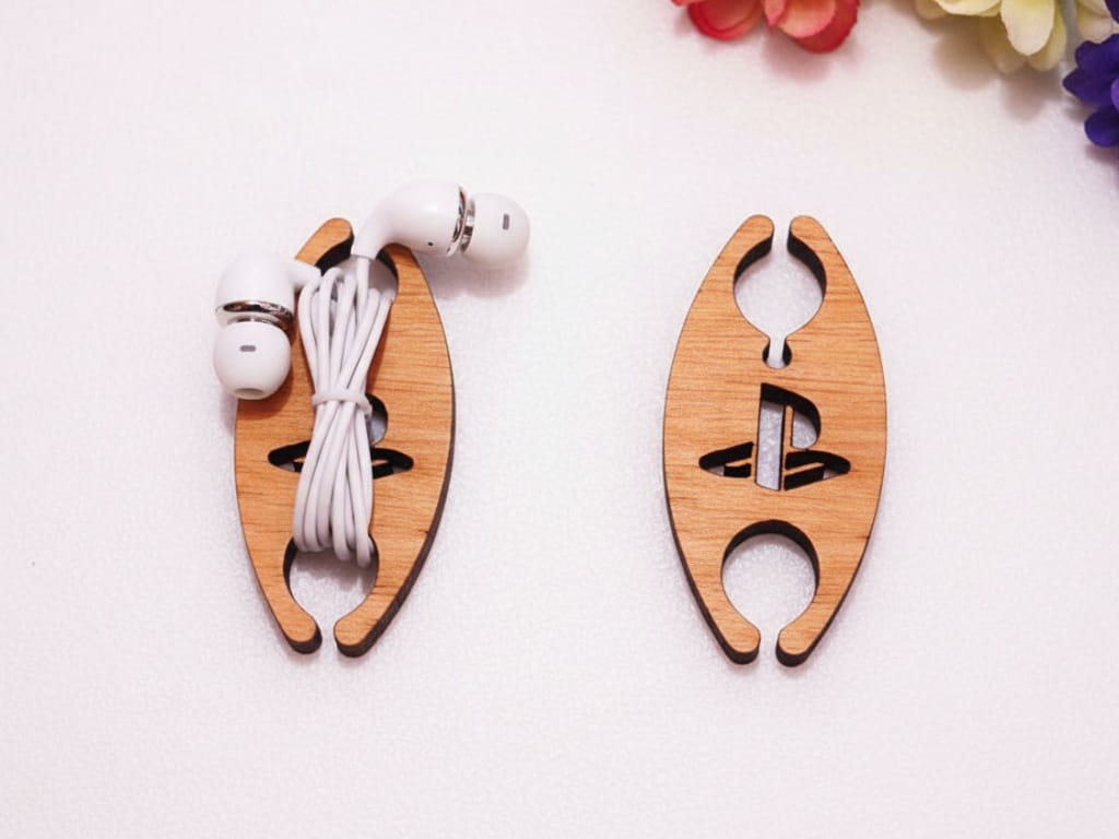 Laser Cut Wooden Handsfree Organizer