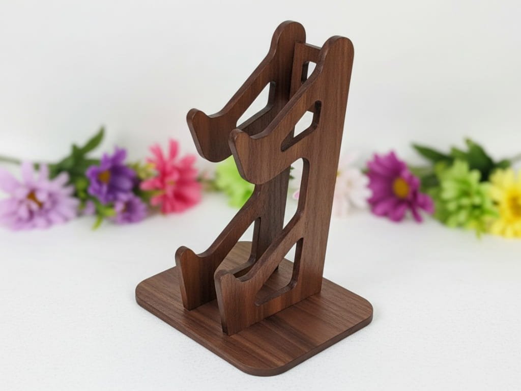 Laser Cut Wooden Xbox 360 Dual Controller Holder