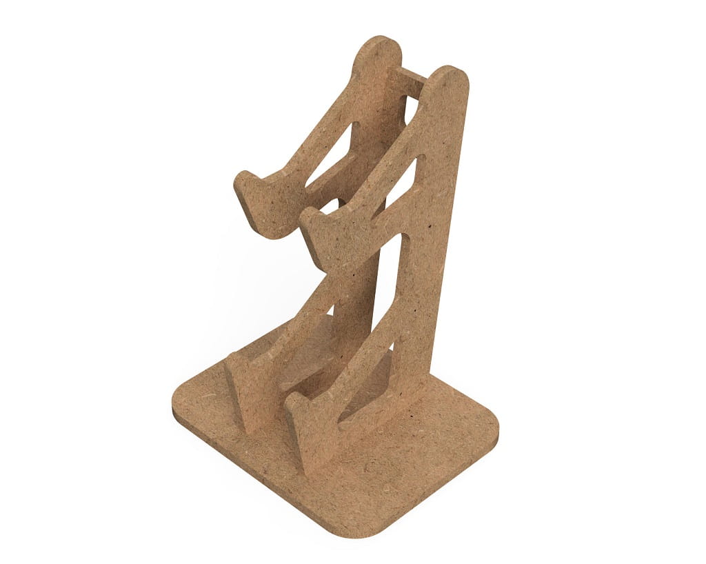 Laser Cut Wooden Xbox 360 Dual Controller Holder
