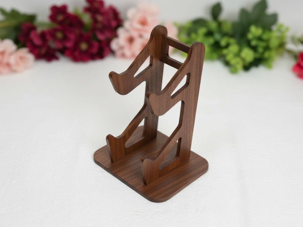 Laser Cut Wooden Switch Pro Dual Controller Holder