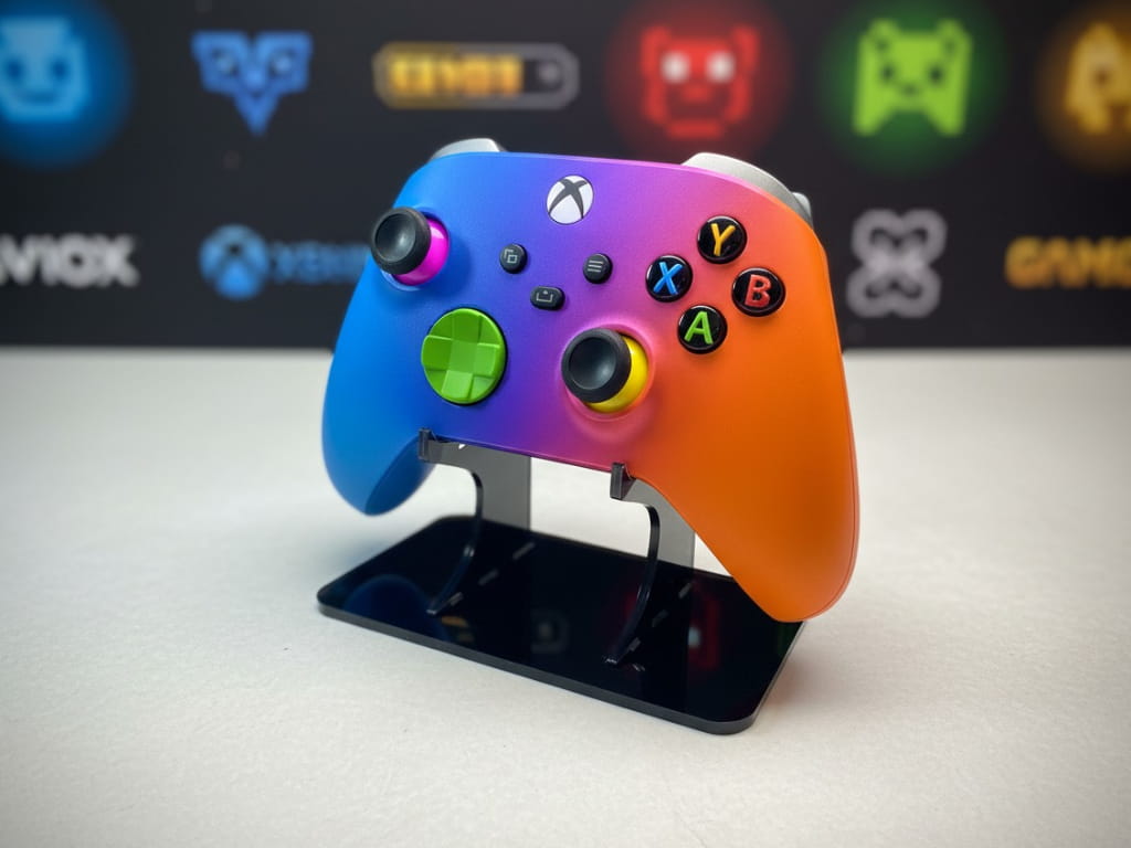 Laser Cut Acrylic PS5 and Xbox Wireless Controller Stand CDR DXF SVG ...
