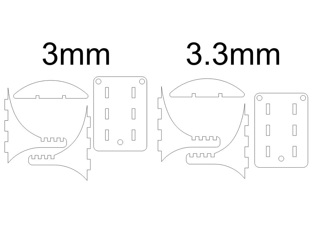 Laser Cut Wooden Wall Mounted Headphone Hanger