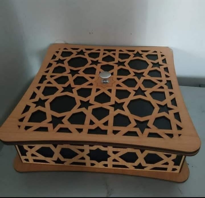 Laser Cut Wooden Dry Fruits and Nuts Gift Box