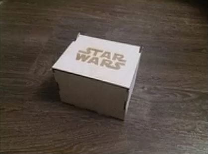 Laser Cut Hinged Lid Mug Gift Box