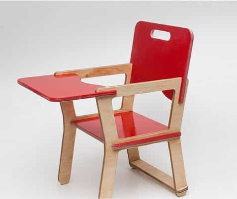 Laser Cut Wooden Doll High Chair