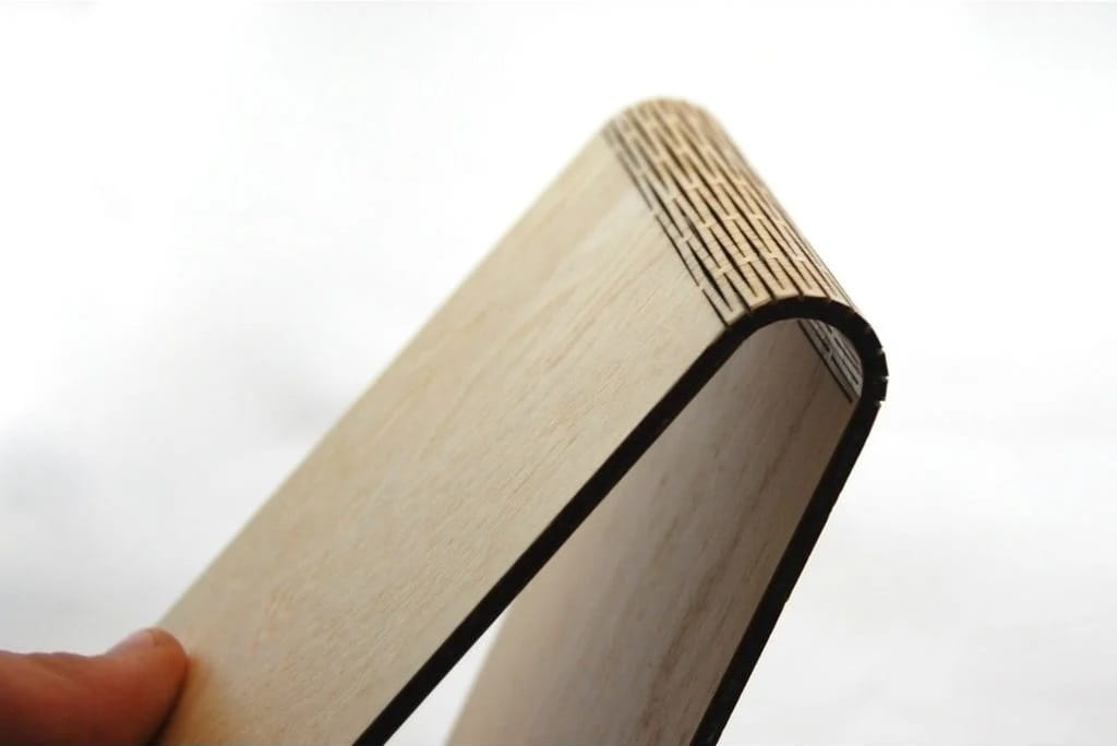 Laser Cut Folding Wood Booklet