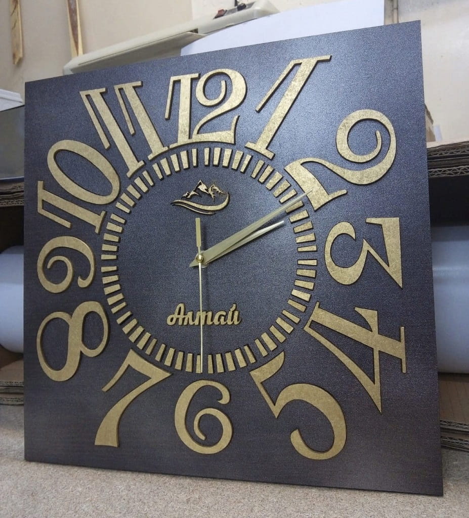 Laser Cut Modern Decorative Wall Clock