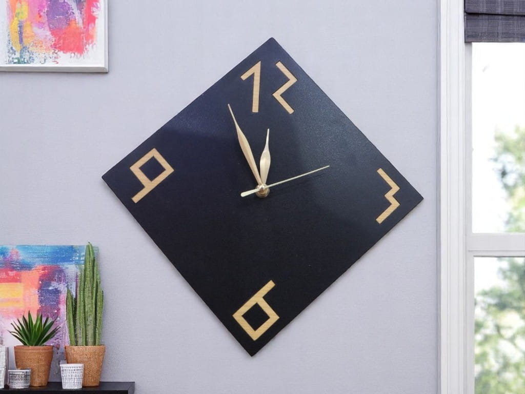 Laser Cut Minimalist Analog Wall Clock