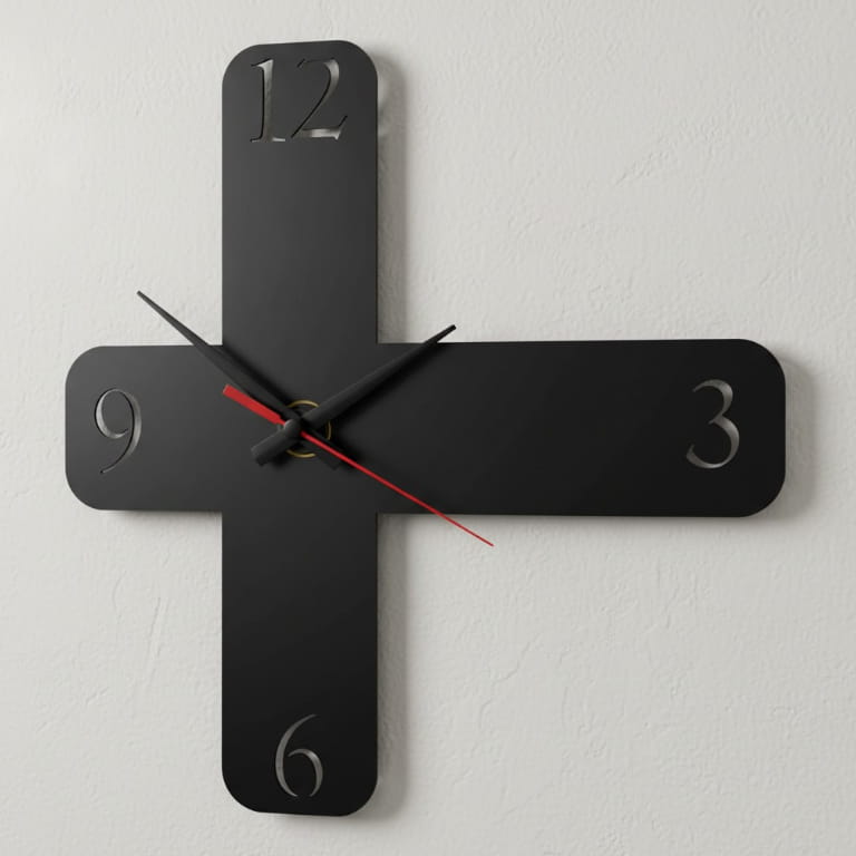 Laser Cut Modern Design Wall Clock
