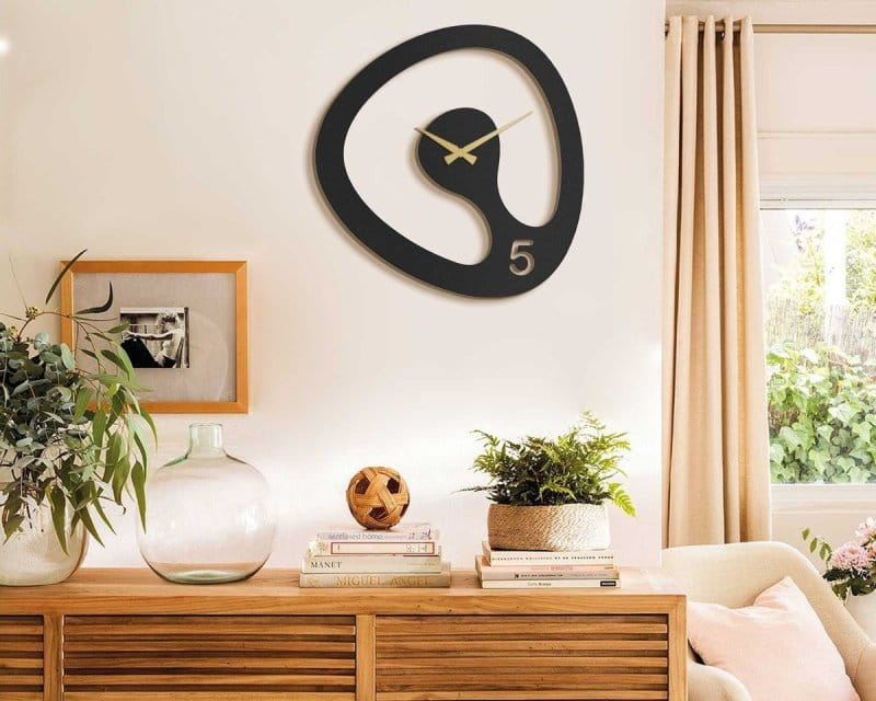 Laser Cut Creative Amorph Luxury Design Wall Clock