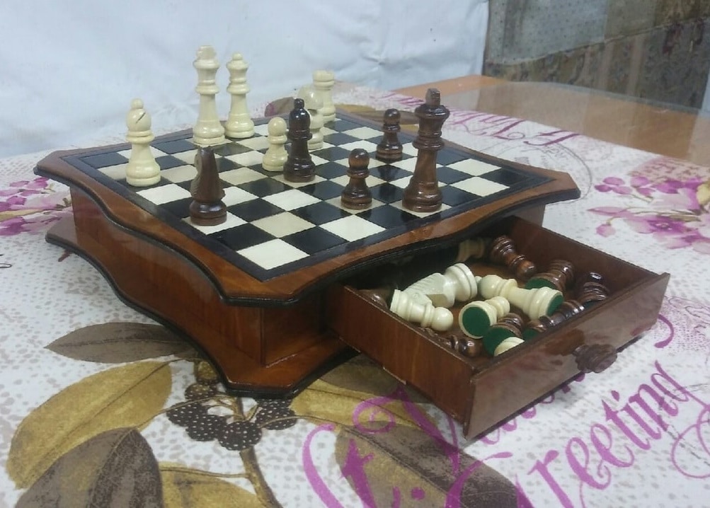 Box with Chess Board Laser Cut File