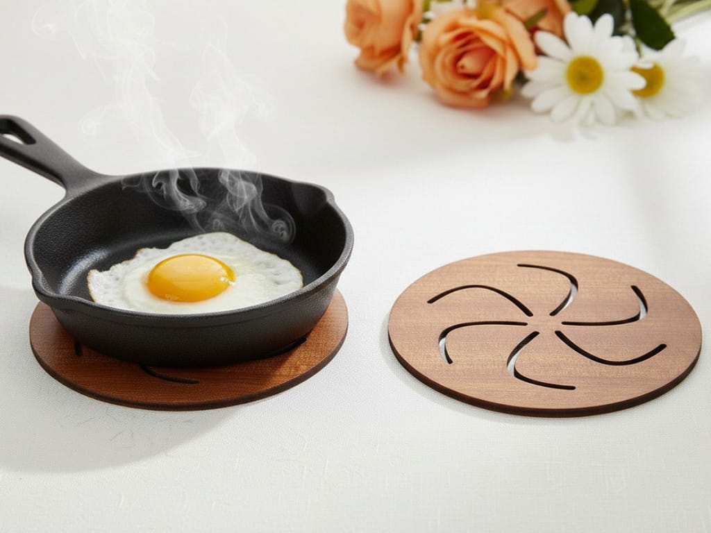 Laser Cut Table Placemat Hot Pot Coaster Tea Coaster