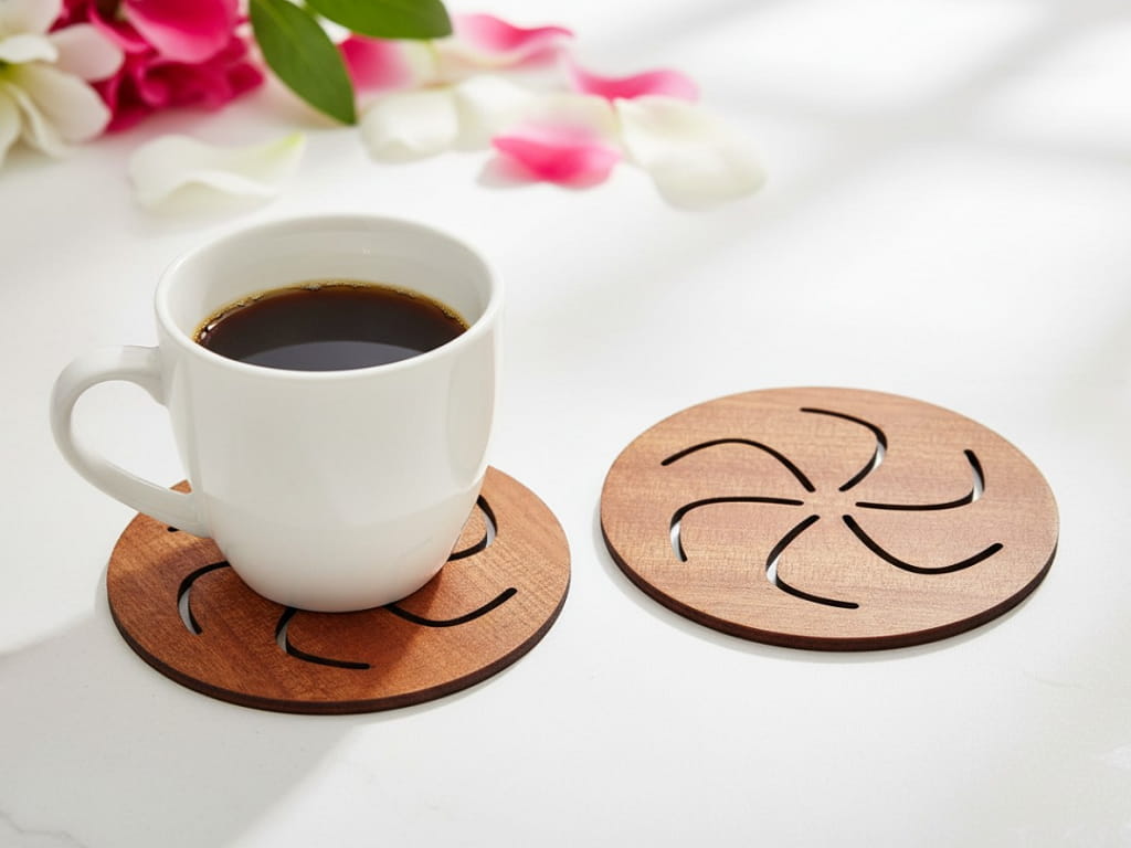 Laser Cut Table Placemat Hot Pot Coaster Tea Coaster