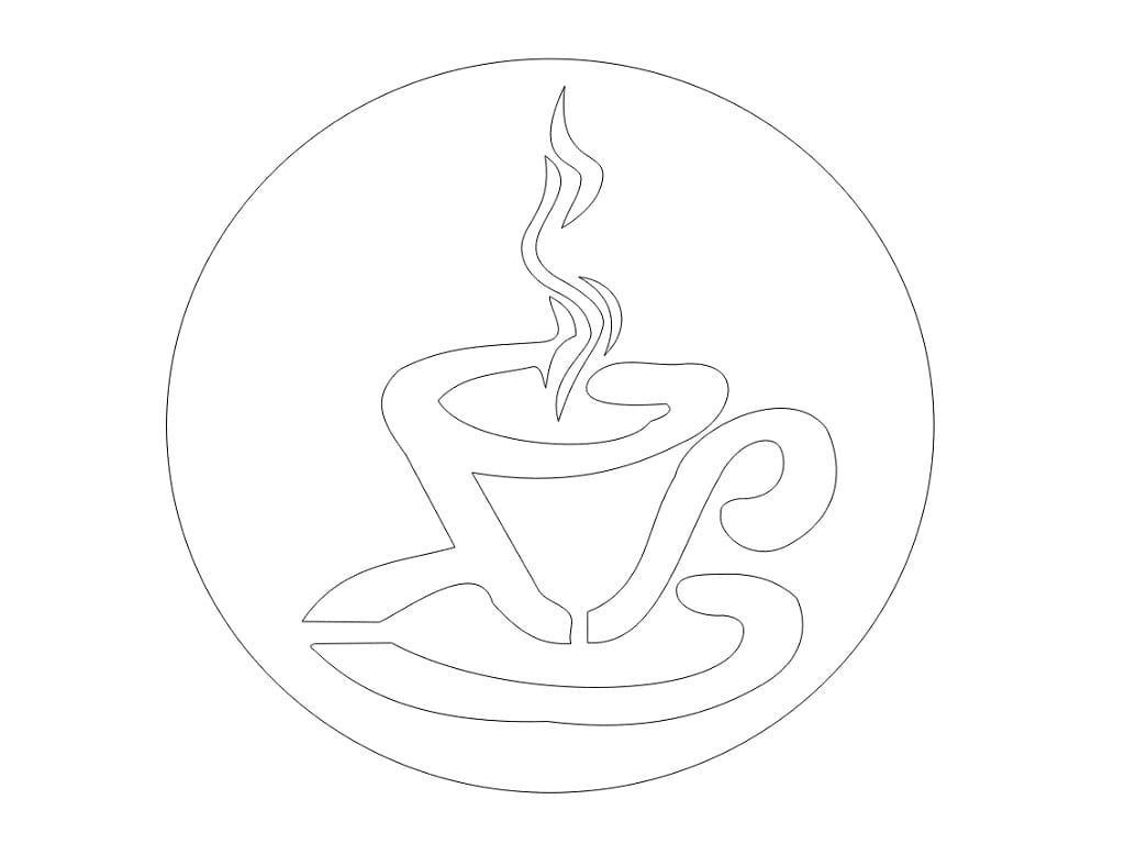 Laser Cut Wooden Tea Coasters for Dining Table