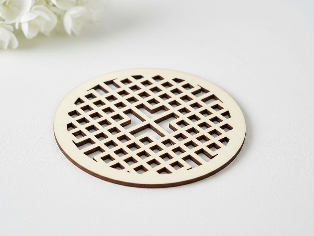 Laser Cut Heat Insulation Pad for Tea Cups and Mugs