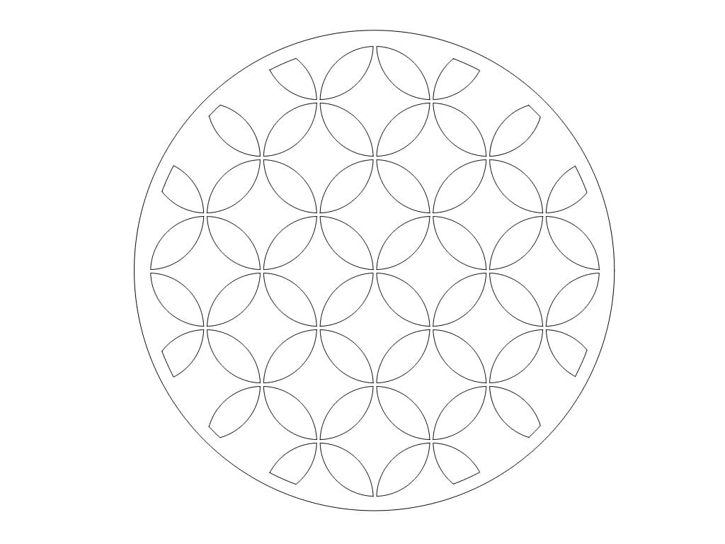 Laser Cut Wooden Tea and Coffee Cup Mat for Table Protection
