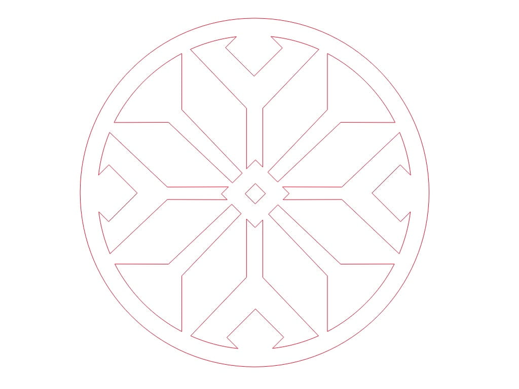 Laser Cut Elegant Wooden Coffee Coaster for Table Protection