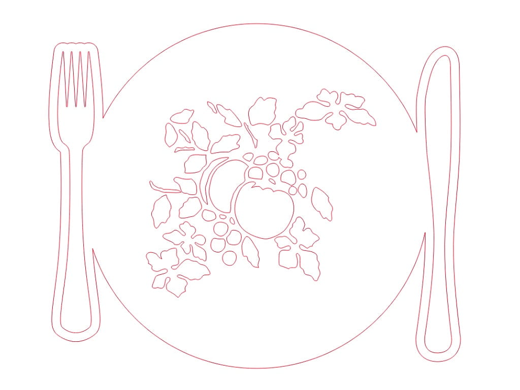 Laser Cut Wooden Decorative Placemat Trivet