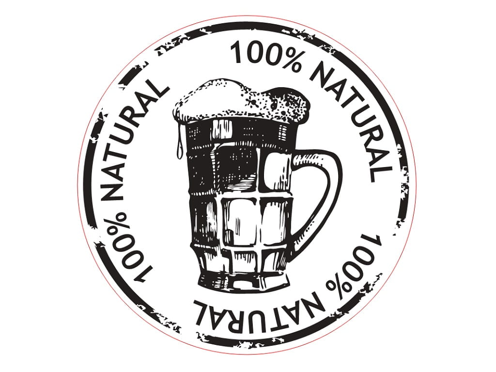 Laser Engraved Round Wooden Beer Mug Drink Coaster