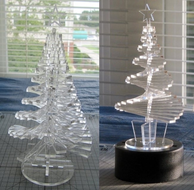 Acrylic Christmas Tree Laser Cut File