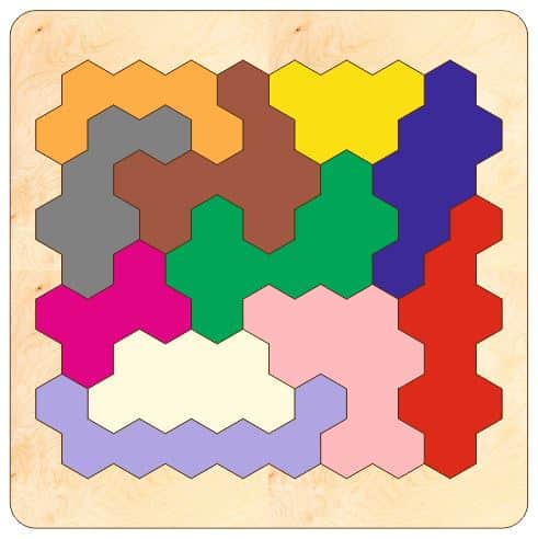 Wooden Honeycomb Kids Puzzle Toy Laser Cut File