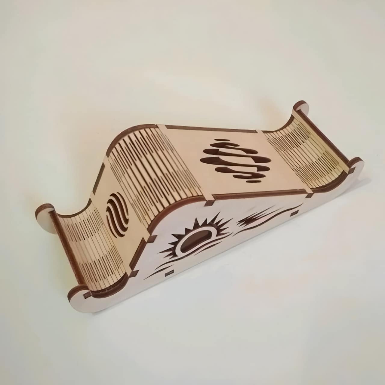 Living Hinge Cell Phone and Tablet Holder Stand Laser Cut File