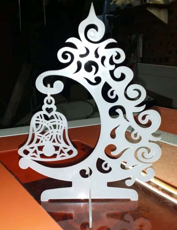 Christmas Tree Ornament Display Stand Hanger Laser Cut File