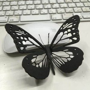 3D Puzzle Butterfly Wood Craft Construction Model Kit Laser Cut File