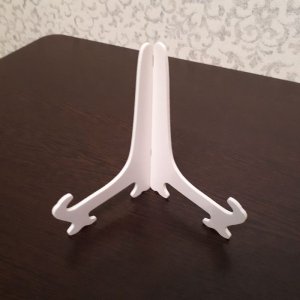 Acrylic Hinged Plate Stand Laser Cut File