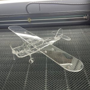 Airplane 3D Acrylic Model Laser Cut File