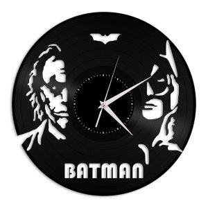 Batman vs Joker Vinyl Clock Laser Cut File