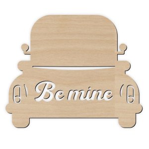 Be Mine Valentine Truck Delivery Sign Craft Laser Cut File